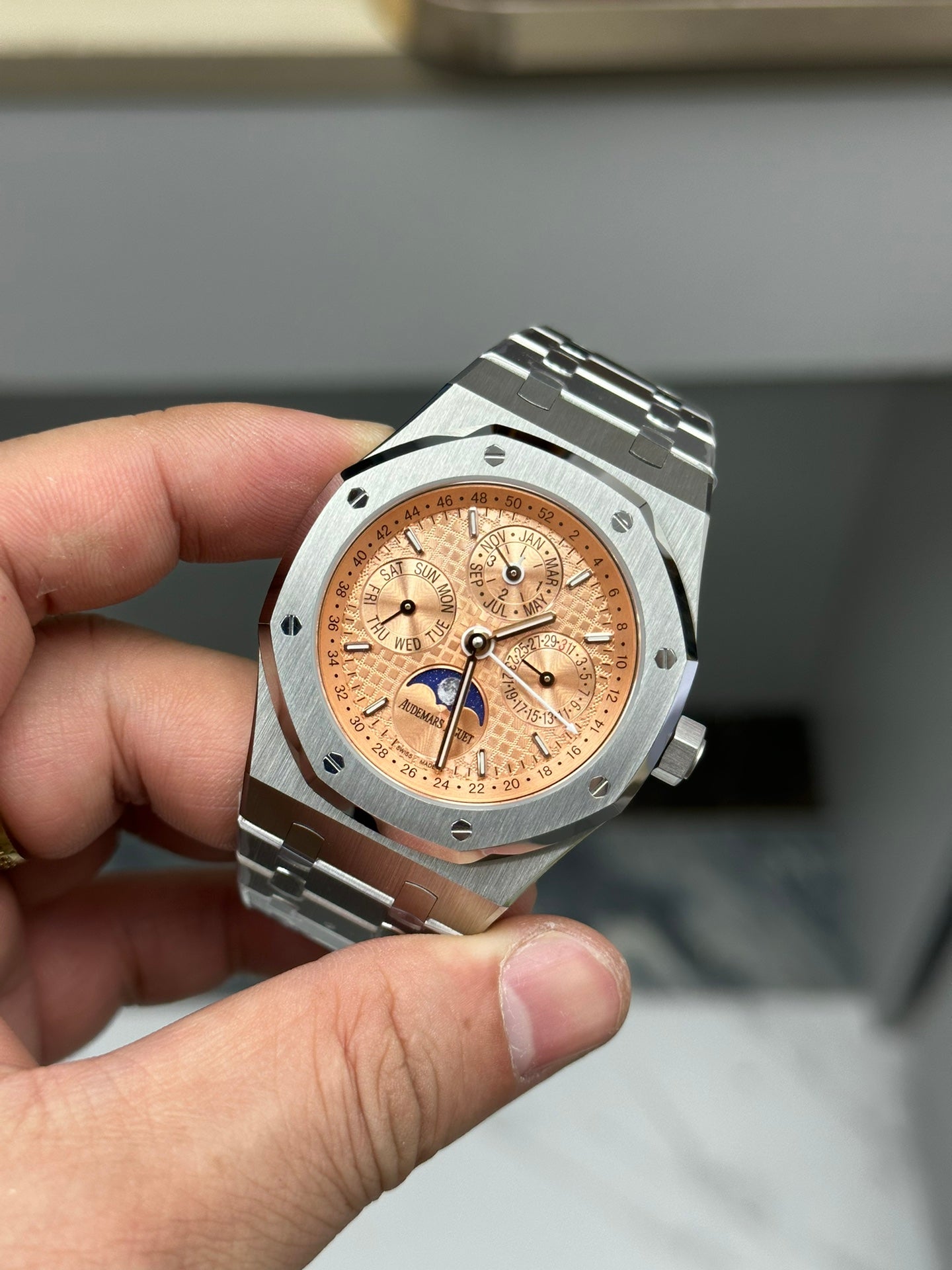 Audemars Piguet Royal Oak Perpetual Calendar “Salmon Dial” — Audemars Piguet