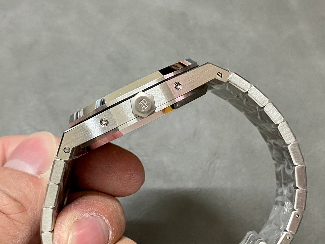 Audemars Piguet Royal Oak Perpetual Calendar “Salmon” en Aço — Audemars Piguet