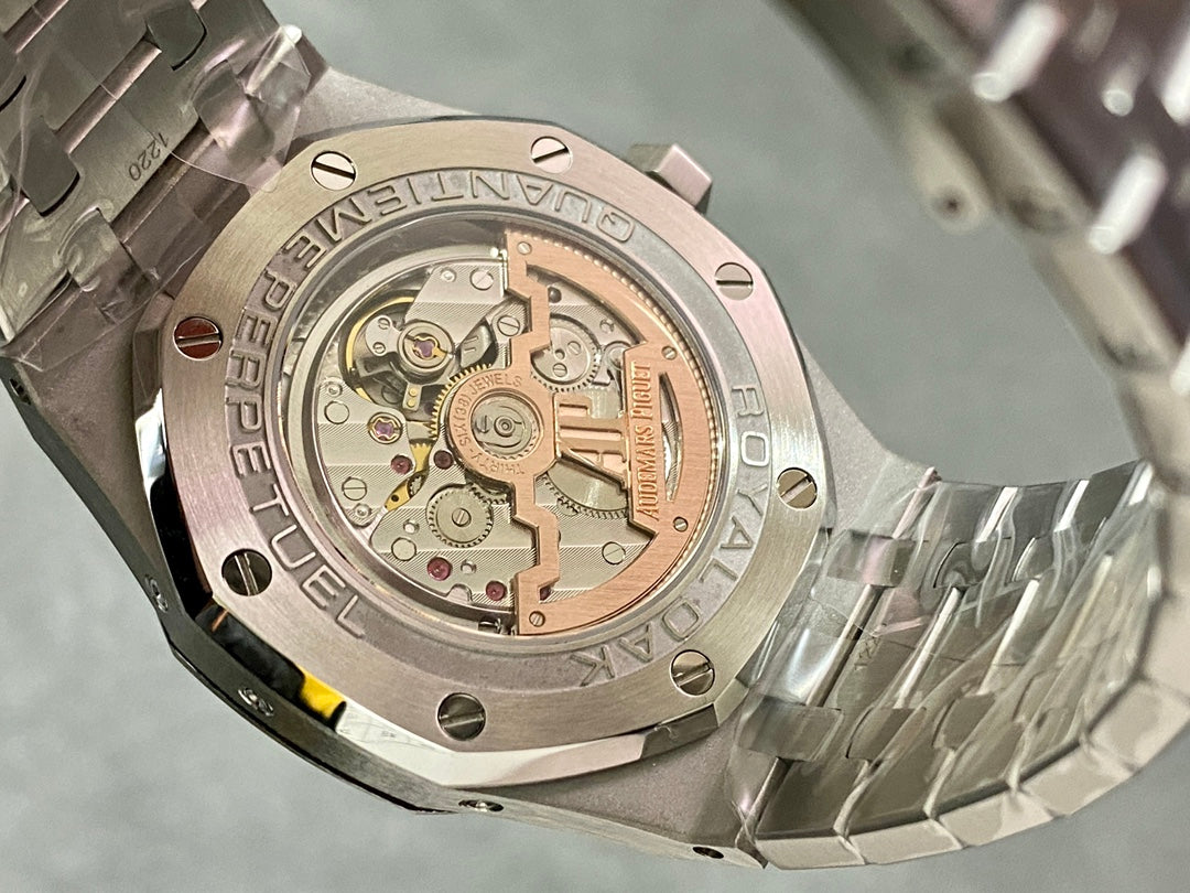 Audemars Piguet Royal Oak Perpetual Calendar “Salmon” en Aço — Audemars Piguet