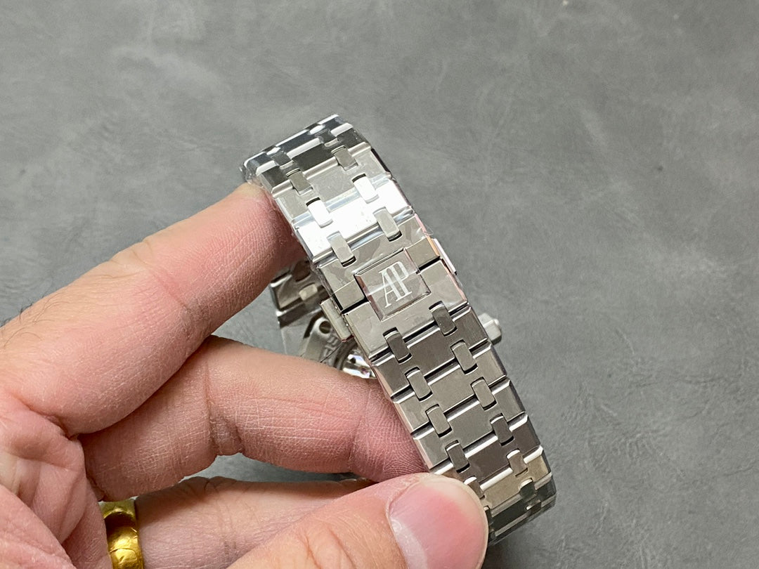 Audemars Piguet Royal Oak Perpetual Calendar “Salmon” en Aço — Audemars Piguet