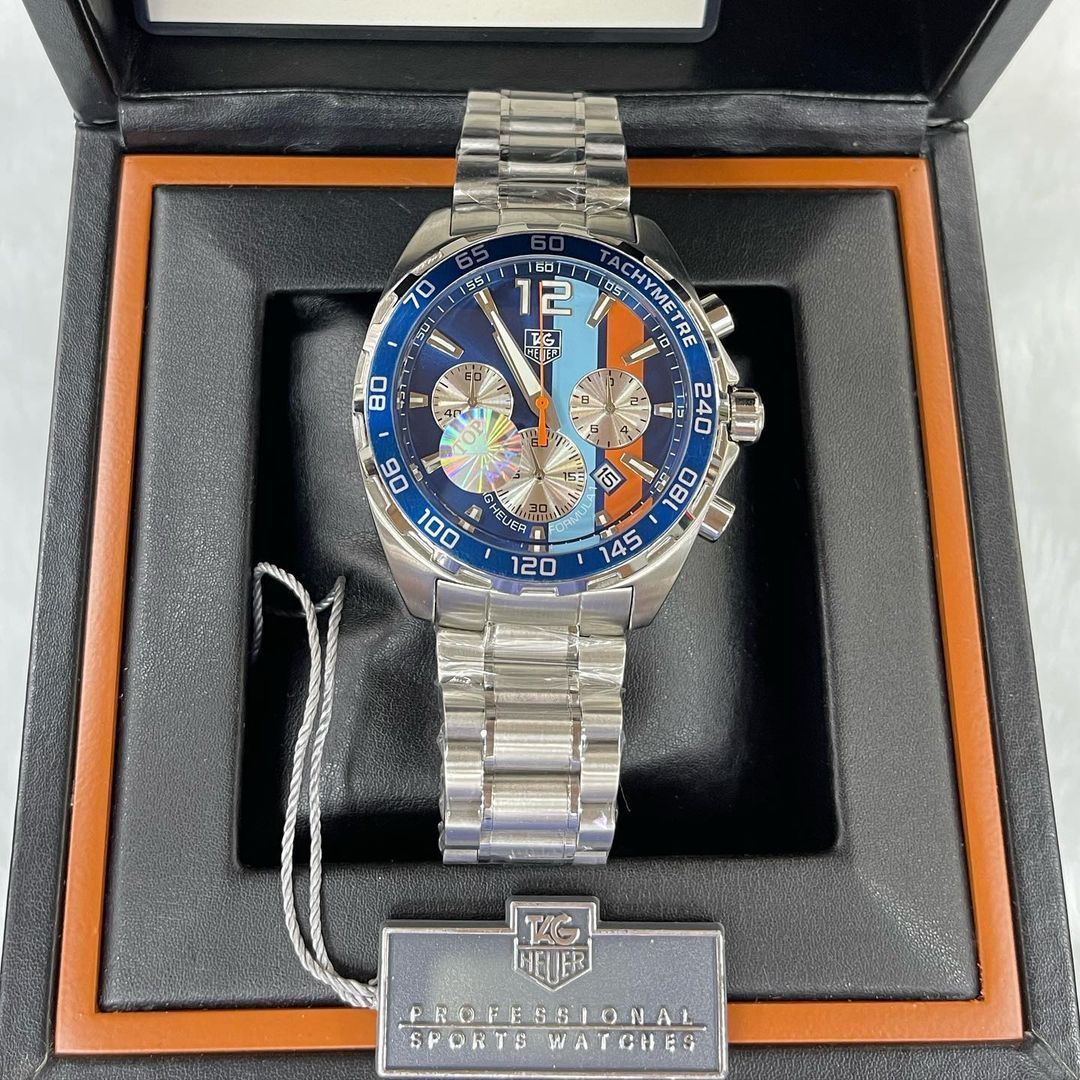 TAG Heuer Metal Blue and Orange — Tag Heuer