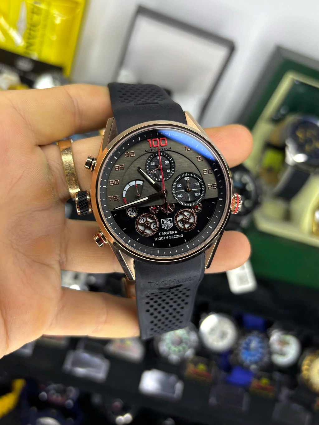TAG Heuer Carrera Black and Gold — Tag Heuer