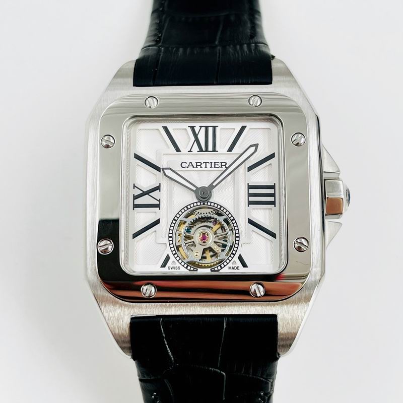 Cartier Santos Skeleton Tourbillon Ref W2020010