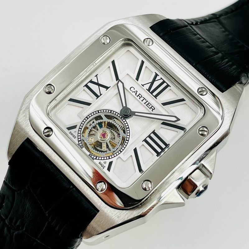 Cartier Santos Skeleton Tourbillon Ref W2020010 — Cartier