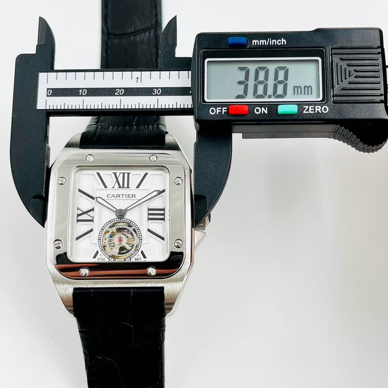 Cartier Santos Skeleton Tourbillon Ref W2020010 — Cartier