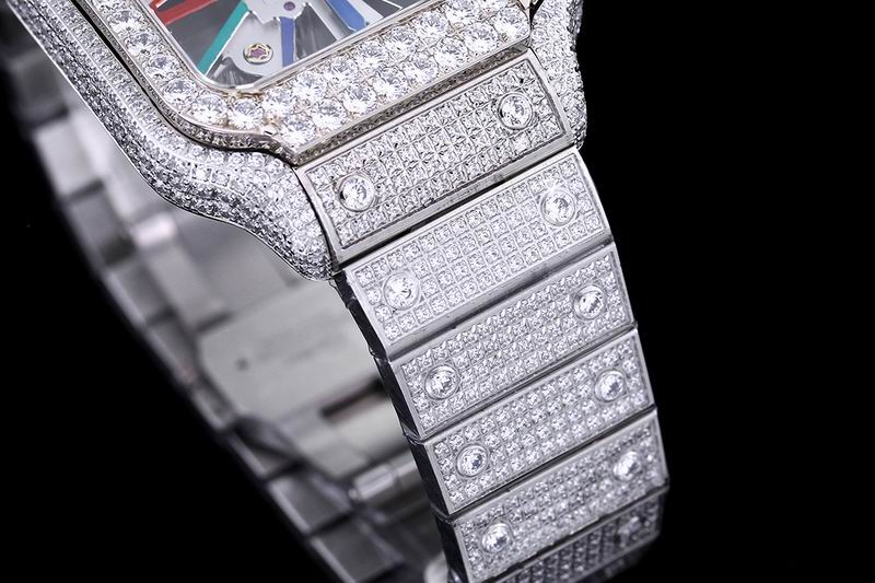 Cartier Santos de Cartier Skeleton Ref WHSA0015 — Cartier