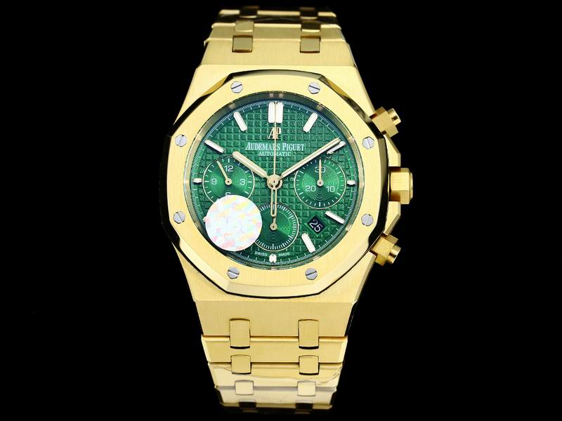 Audemars Piguet Royal Oak Chronograph – Ouro Amarillo com Mostrador Verde