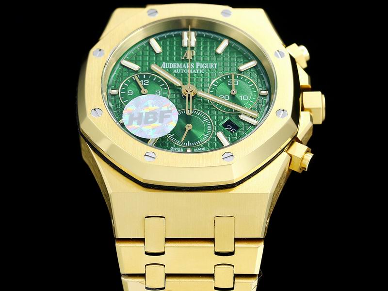 Audemars Piguet Royal Oak Chronograph – Ouro Amarillo com Mostrador Verde — Audemars Piguet