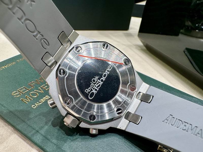 Audemars Piguet Royal Oak Offshore Chronograph – Aço com Diamantes e Mostrador Rosa — Audemars Piguet